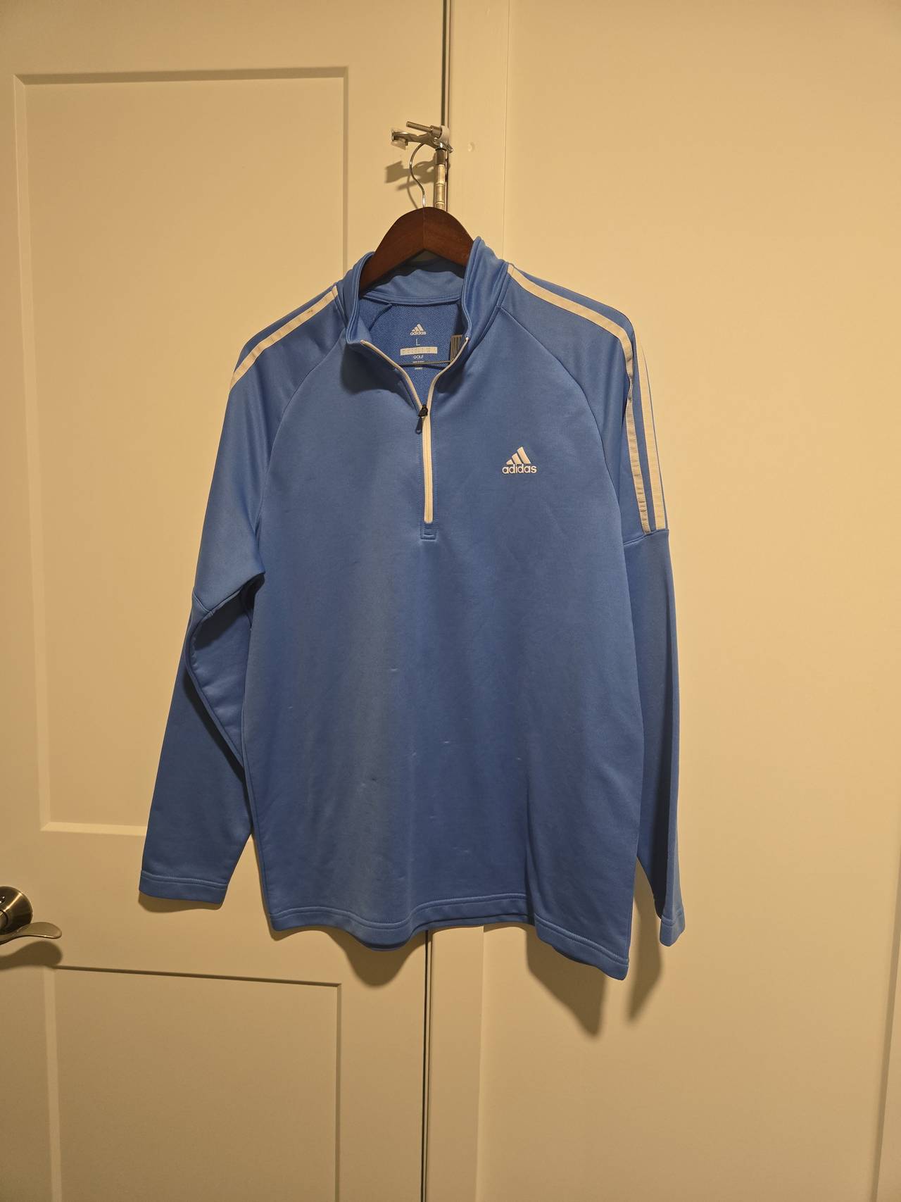 adidas Men's 1/4 Zip Pullover Training Top Large