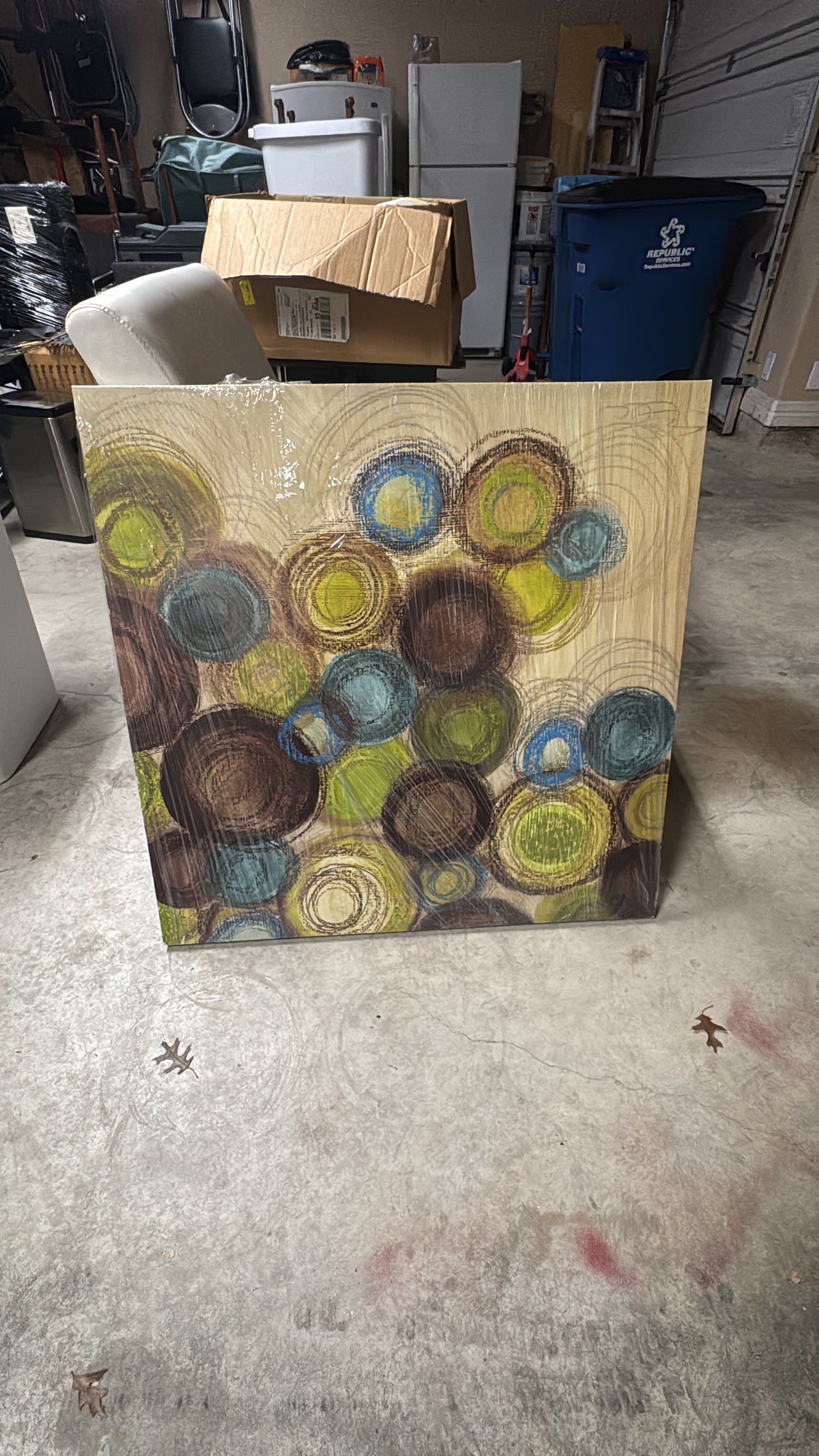 Abstract Circle Canvas Wall Art