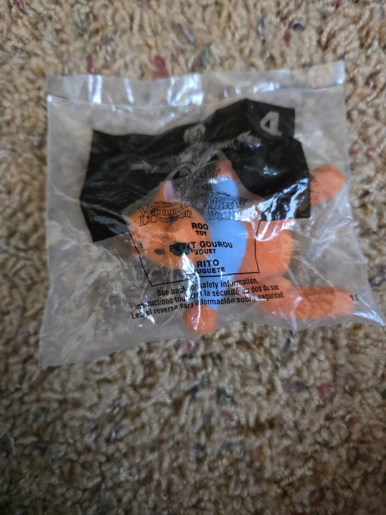 McDonald's Happy Meal Winnie the Pooh Roo Plush Toy