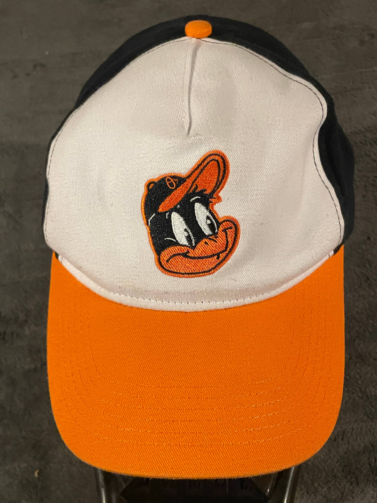 Baltimore Orioles Cartoon Bird Snapback Hat