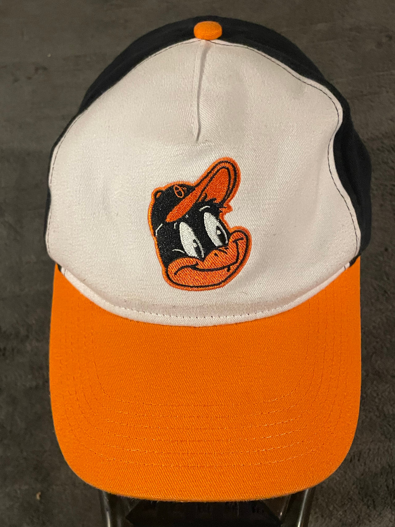 Baltimore Orioles Cartoon Bird Snapback Hat