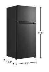 Vissani Mini Refrigerator 4.5 cu ft Black - Image 2