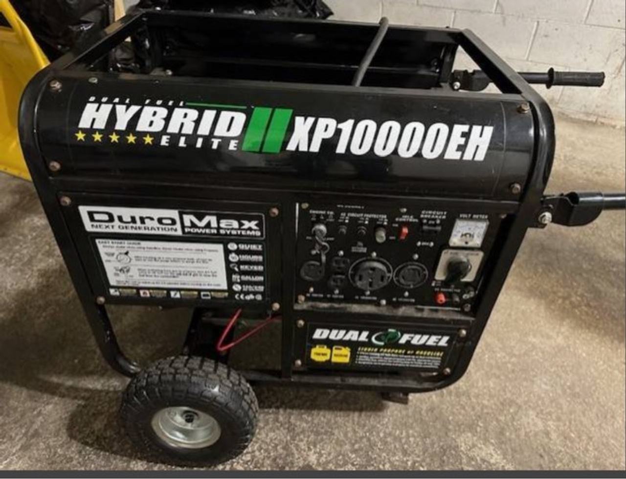 DuroMax XP10000EH Dual Fuel Portable Generator