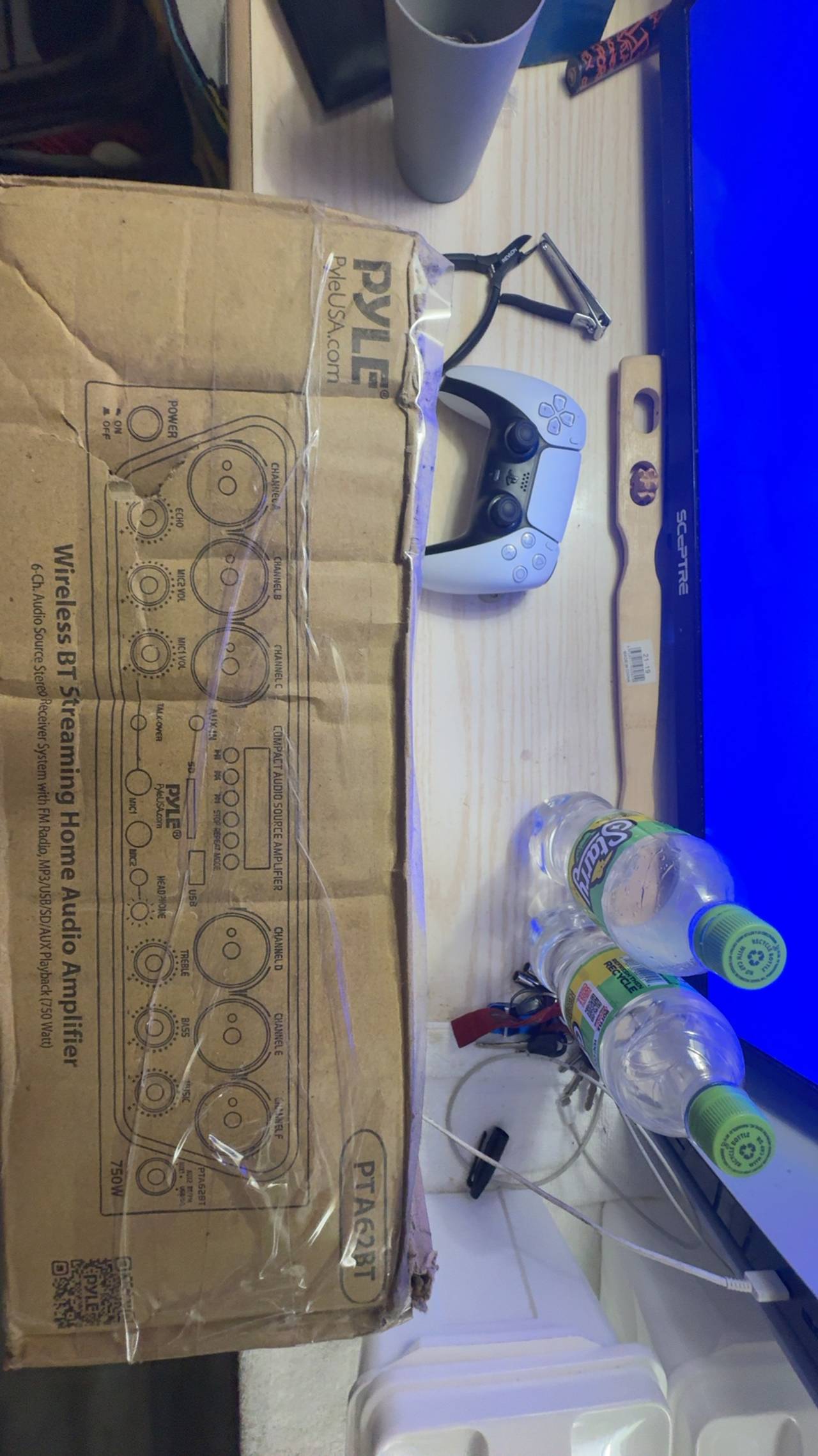 Pyle PTA42BT Bluetooth 4-Channel Amplifier