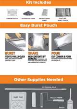 Rust-Oleum EpoxyShield 90 oz. Clear High-Gloss 2-Part Epoxy Interior Low VOC Premium Concrete Garage Floor Paint Top Coat Kit - Image 3