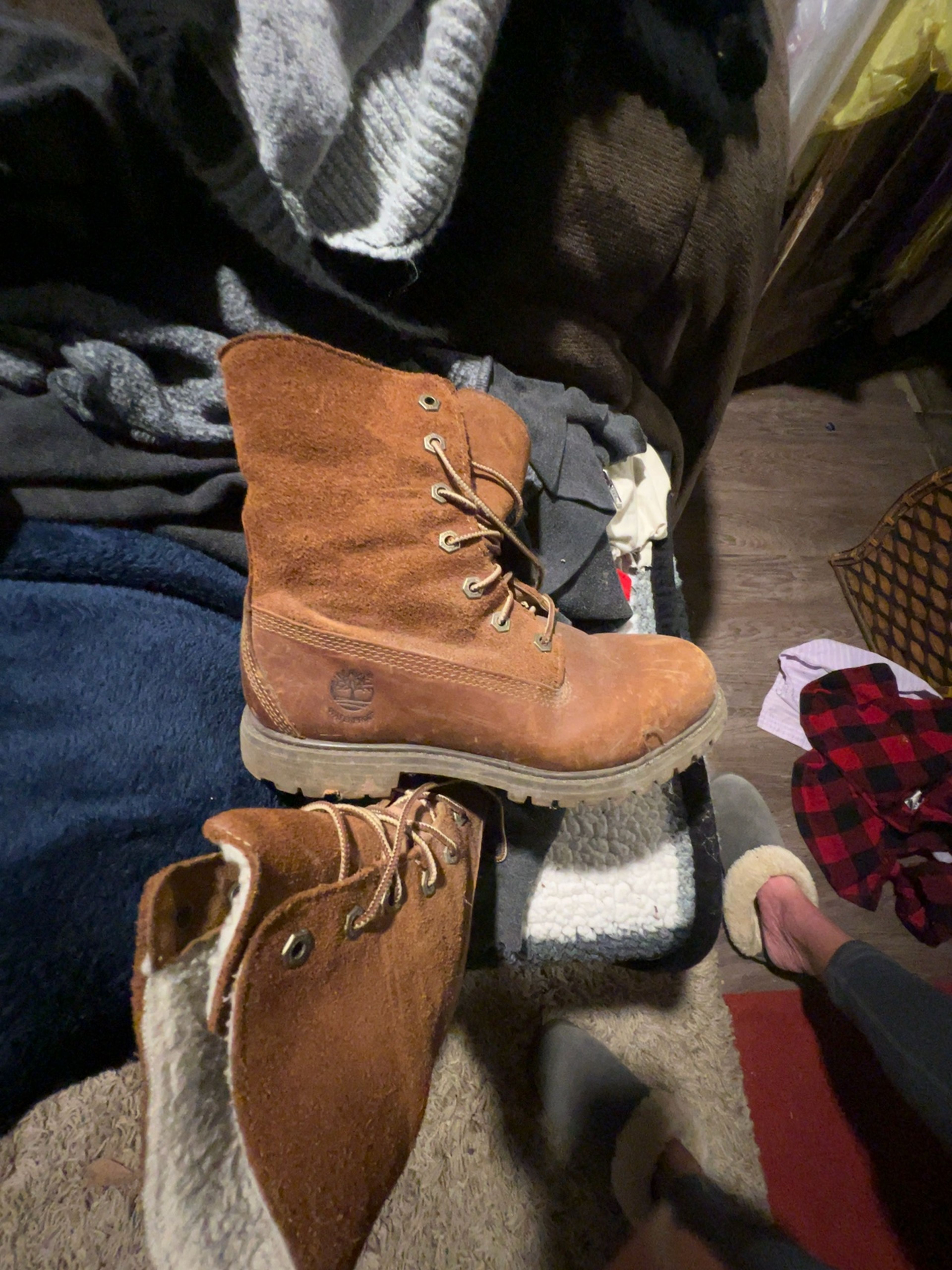 Timberland Women's Warm-Lined Waterproof Roll-Top Boot Brown