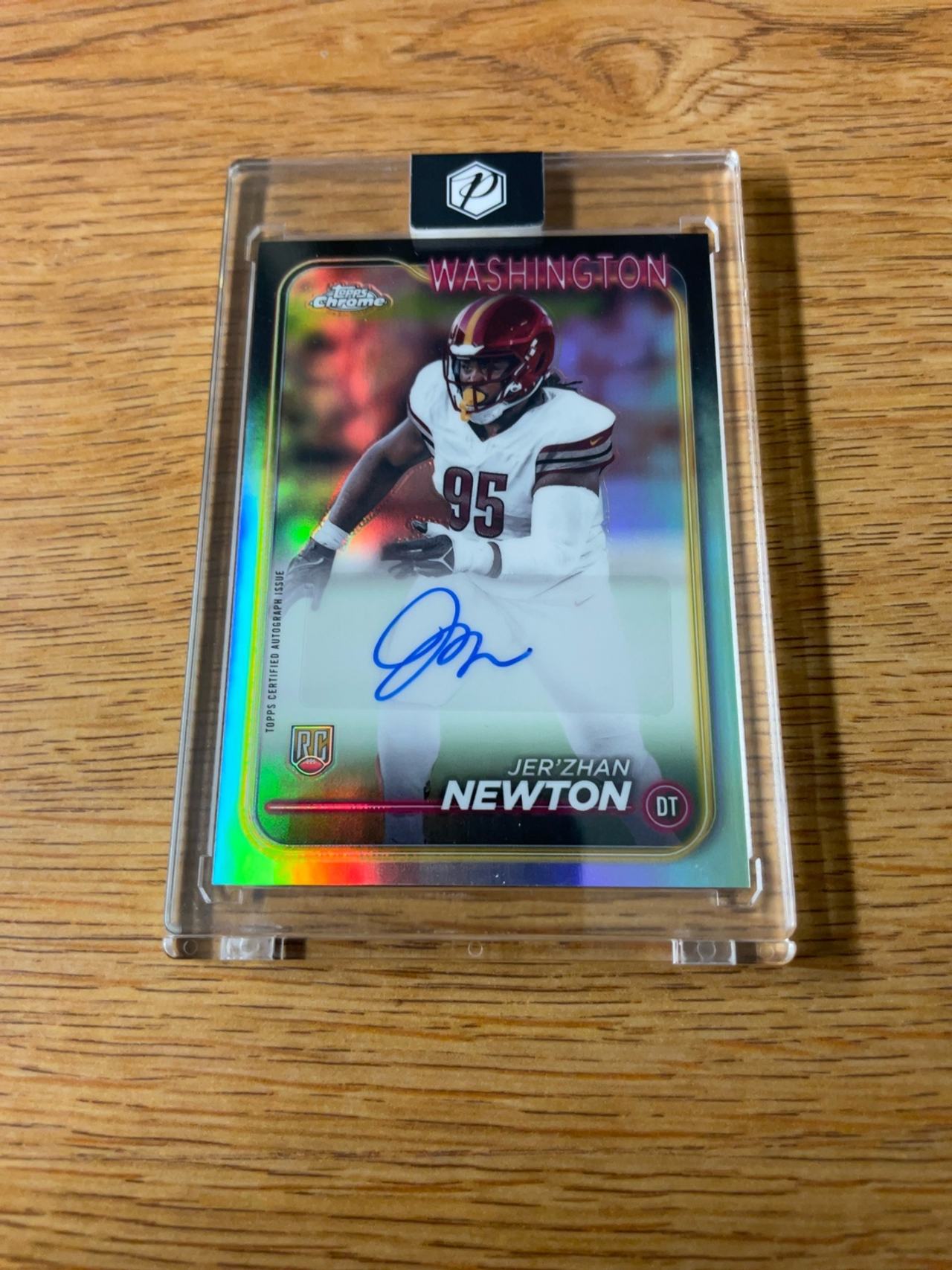 Topps Chrome 2024 Jer'zhan Newton Rookie Card