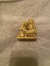 Vintage Resin Nativity Figurine Set (Mary, Joseph, Baby Jesus) - Image 2