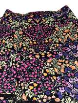 Eva Mendes New York and Company Tiered Floral  Skirt with Lace Trim Size 14 - Image 3