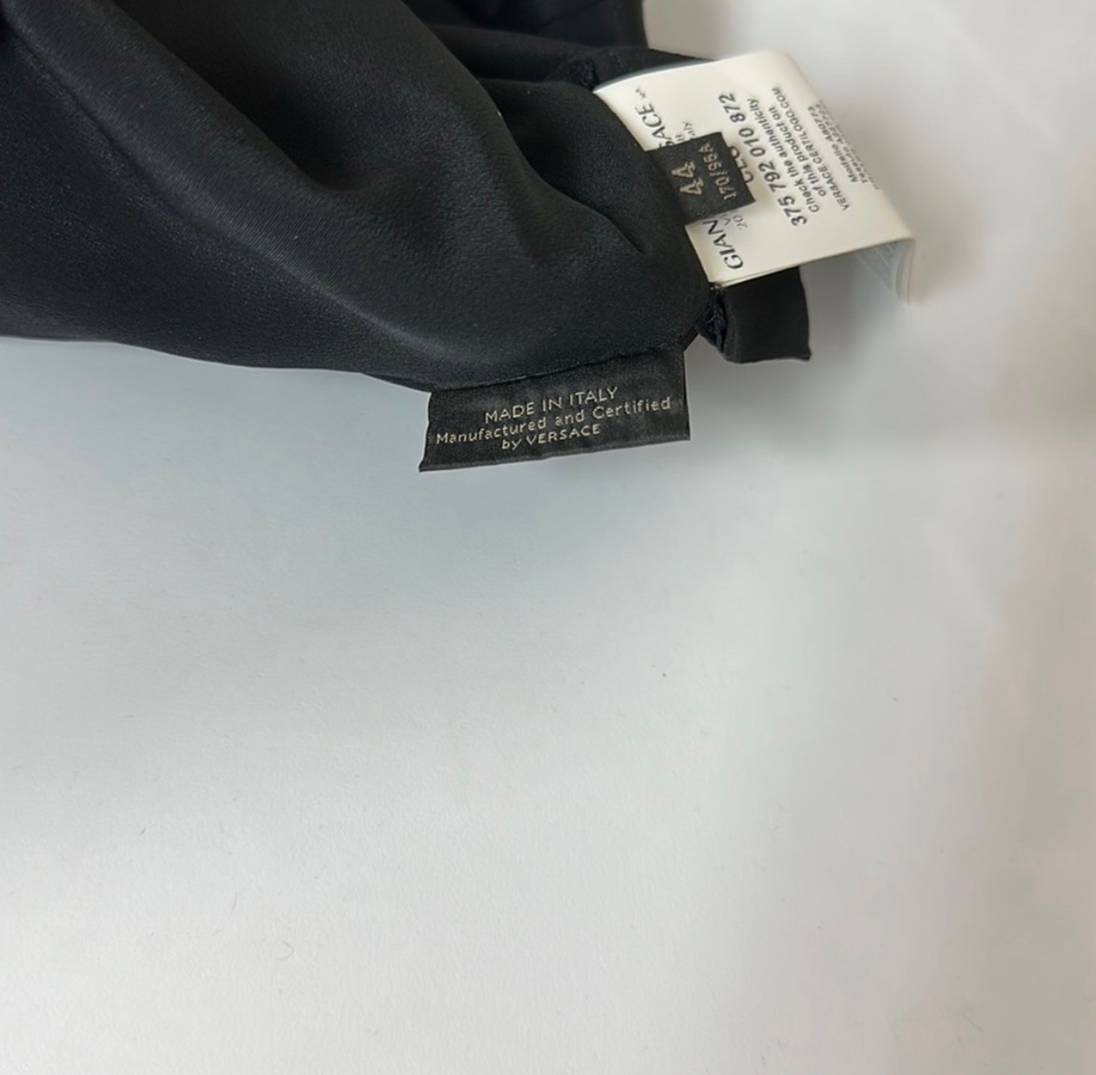 Versace Abstract Art Picasso Off-Shoulder Dress Multicolor - Image 2