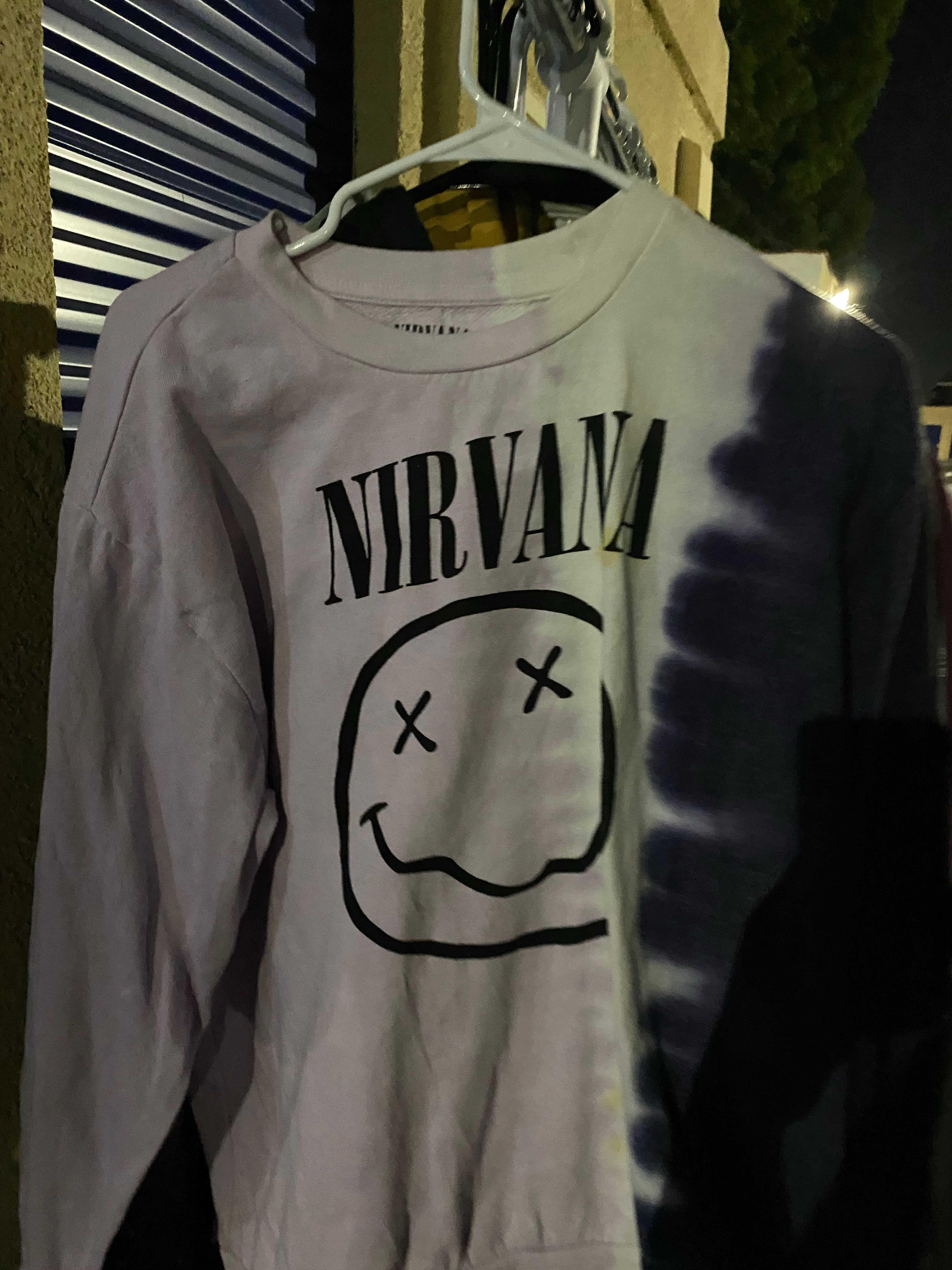 Nirvana Smiley Face Sweatshirt
