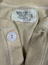 Vintage Military Thermal Underwear Set Shirt & Pants Worn by U.S Army Soldier 70 - Image 3