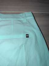 Travis Mathew Sand Harbor Golf Shorts Heathered Turquoise 32 - Image 2