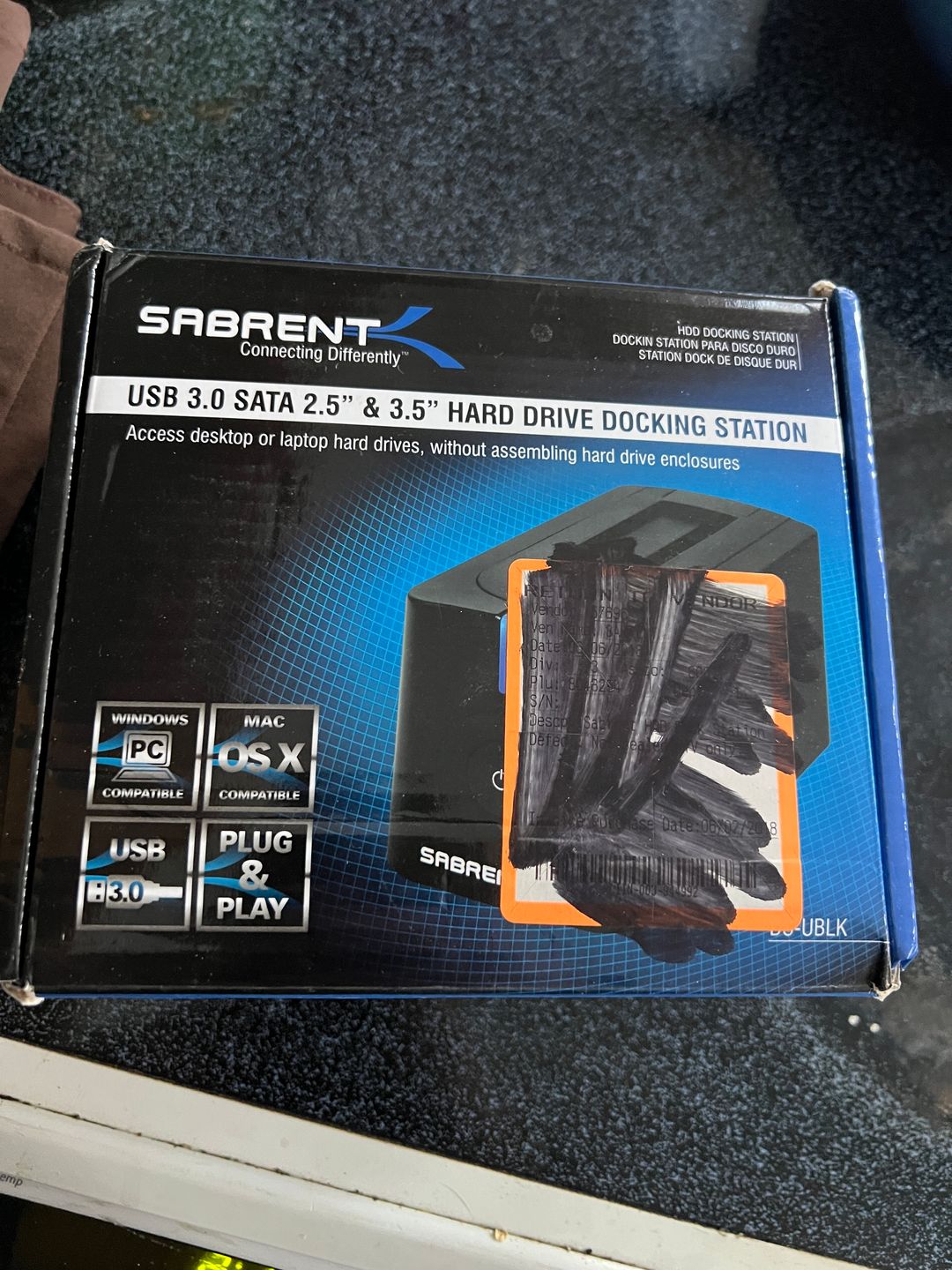 Sabrent USB 3.0 SATA Hard Drive Docking Station