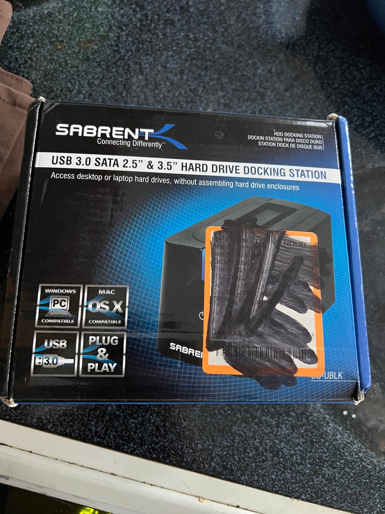 Sabrent USB 3.0 SATA Hard Drive Docking Station