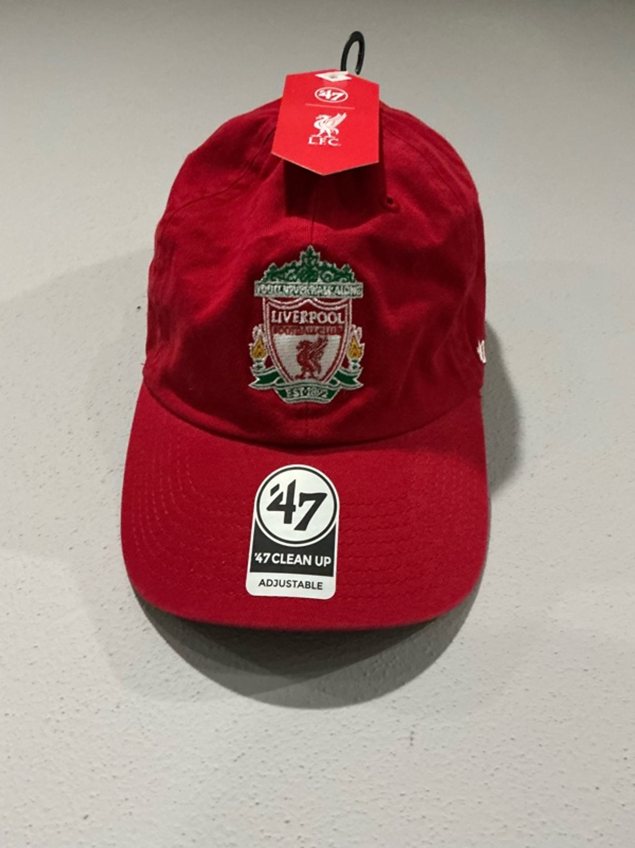 47 Brand Liverpool FC Clean Up Red Adjustable Cap
