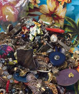 Bulk Vintage Costume earrings Lot - Image 1