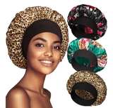 3 pack - Satin Hair Bonnet for Sleeping - Image 2