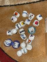 NFL Mini Ceramic Mug with Team Logo and mini helmets - Image 1