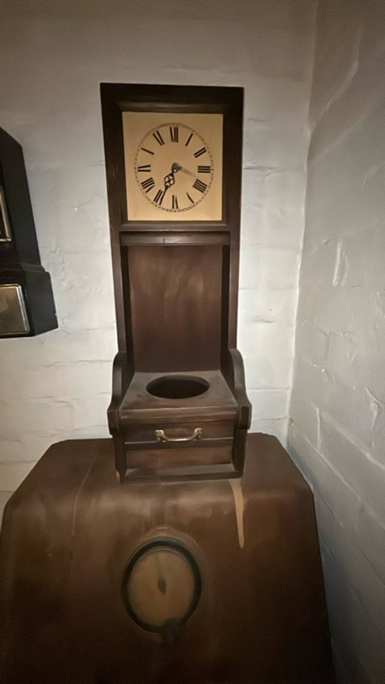 Wall-Mounted Wooden Clock
