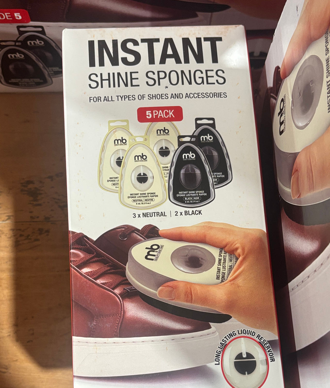 Moneysworth & Best Instant Shine Sponges 5 Pack