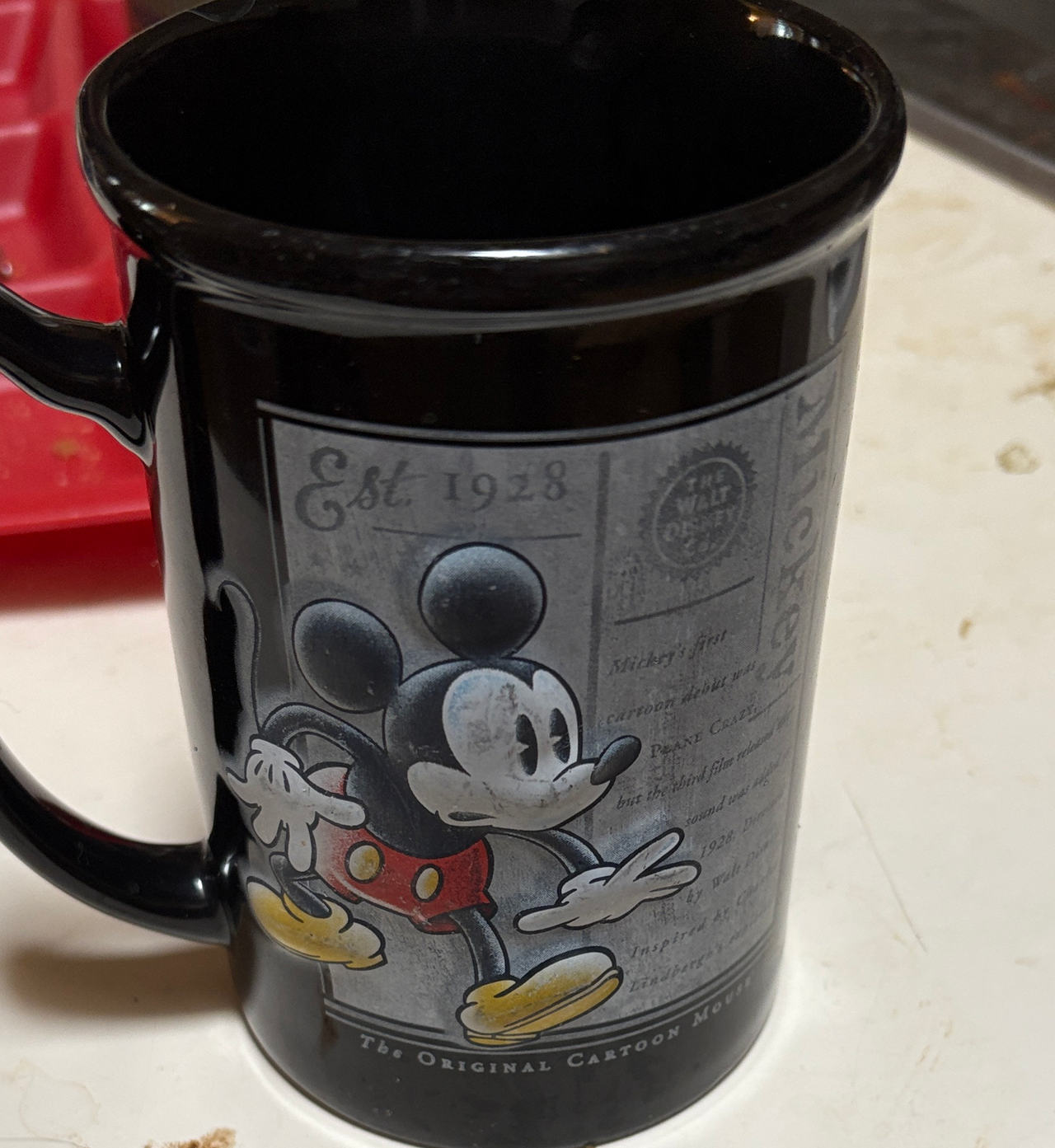 Disney Mickey Mouse Est. 1928 The Original Cartoon Mouse Mug