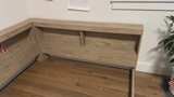 Full size junior bed frame with built-in shelves - Image 4