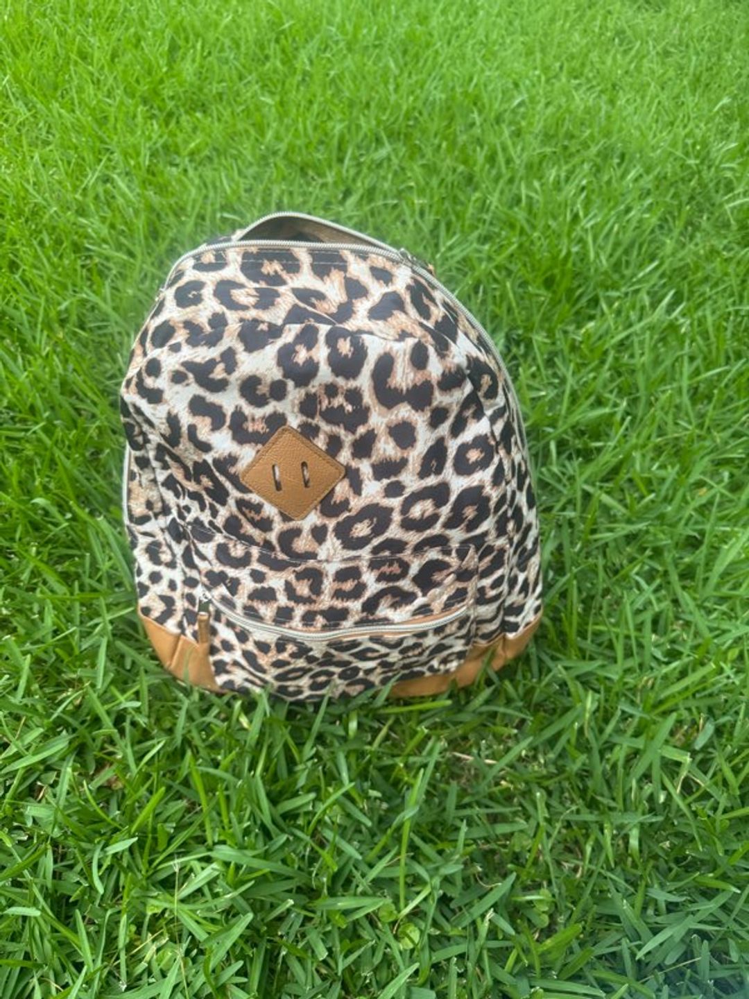 Leopard Print Backpack