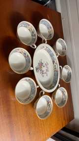 Lenox Ming Birds 6-Piece Snack Plate & Cup Set - Image 1