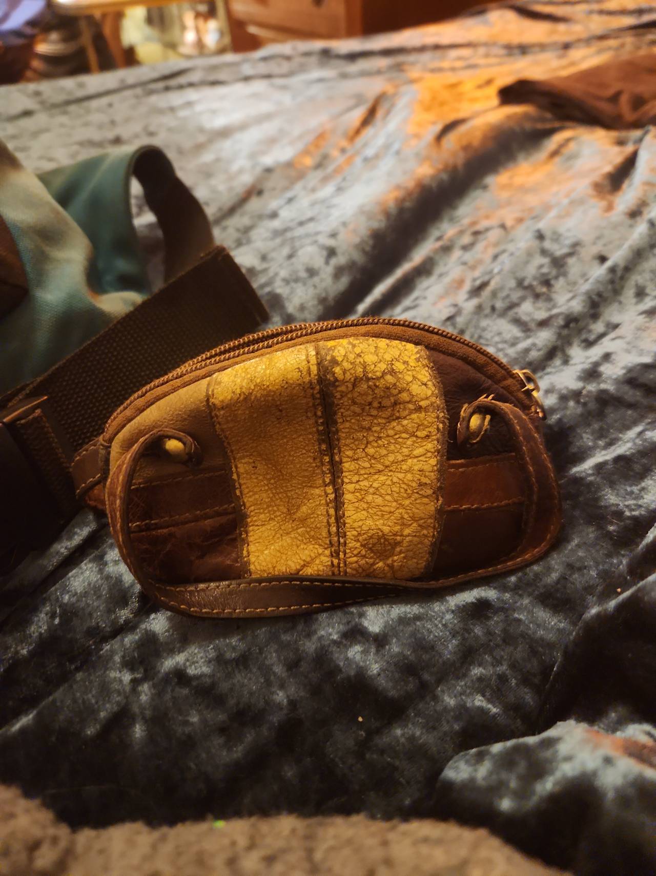 Vintage Leather Coin Pouch