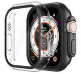 2 Pack PC Misxi Case Built-in Tempered Glass Screen Protector Compatible 49mm - Image 1