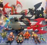 How to Train Your Dragon Action Figure and Dragon Lot - Image 1