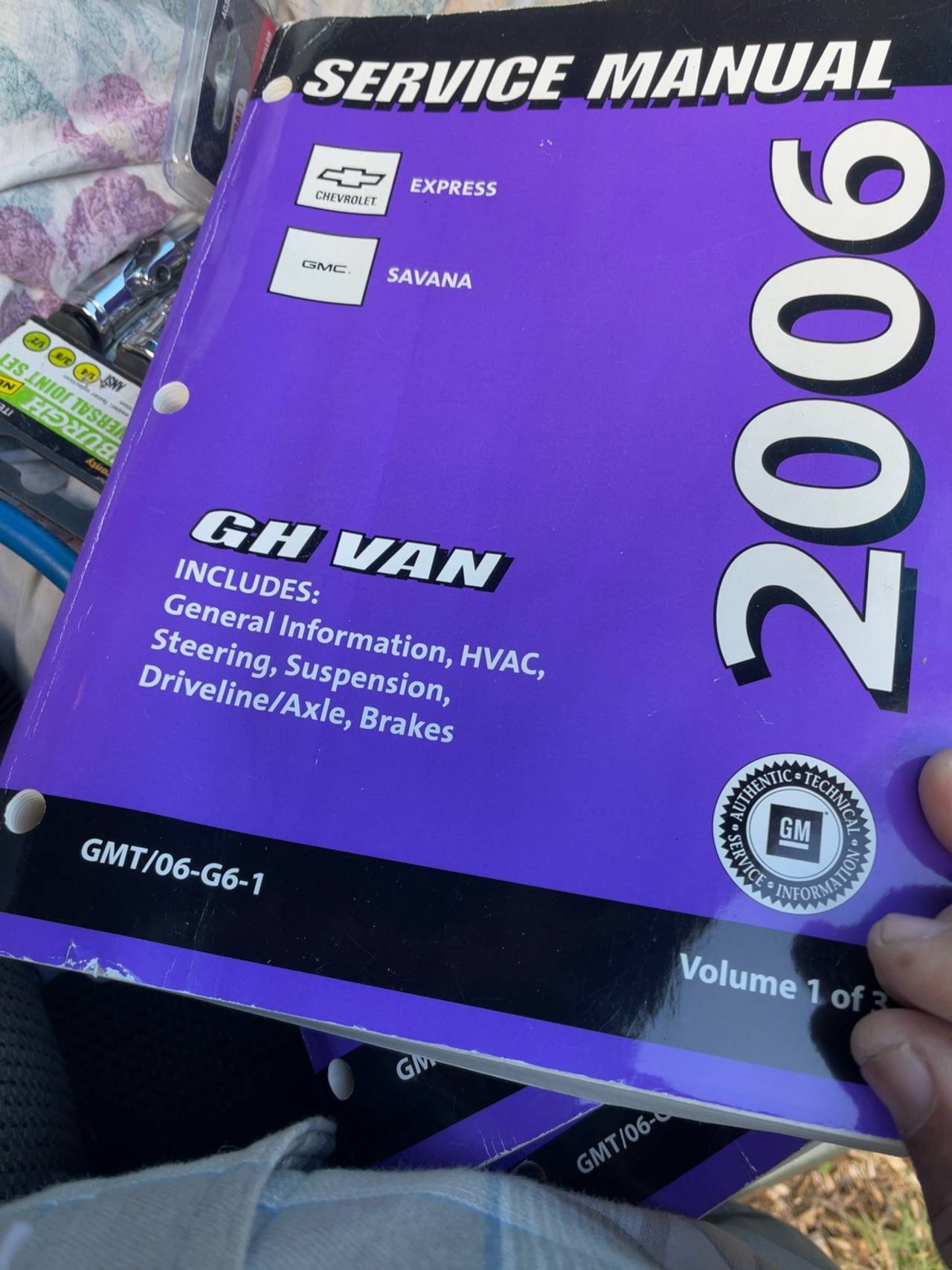 Chevrolet Express / GMC Savana 2006 Service Manual 3-Volume Set