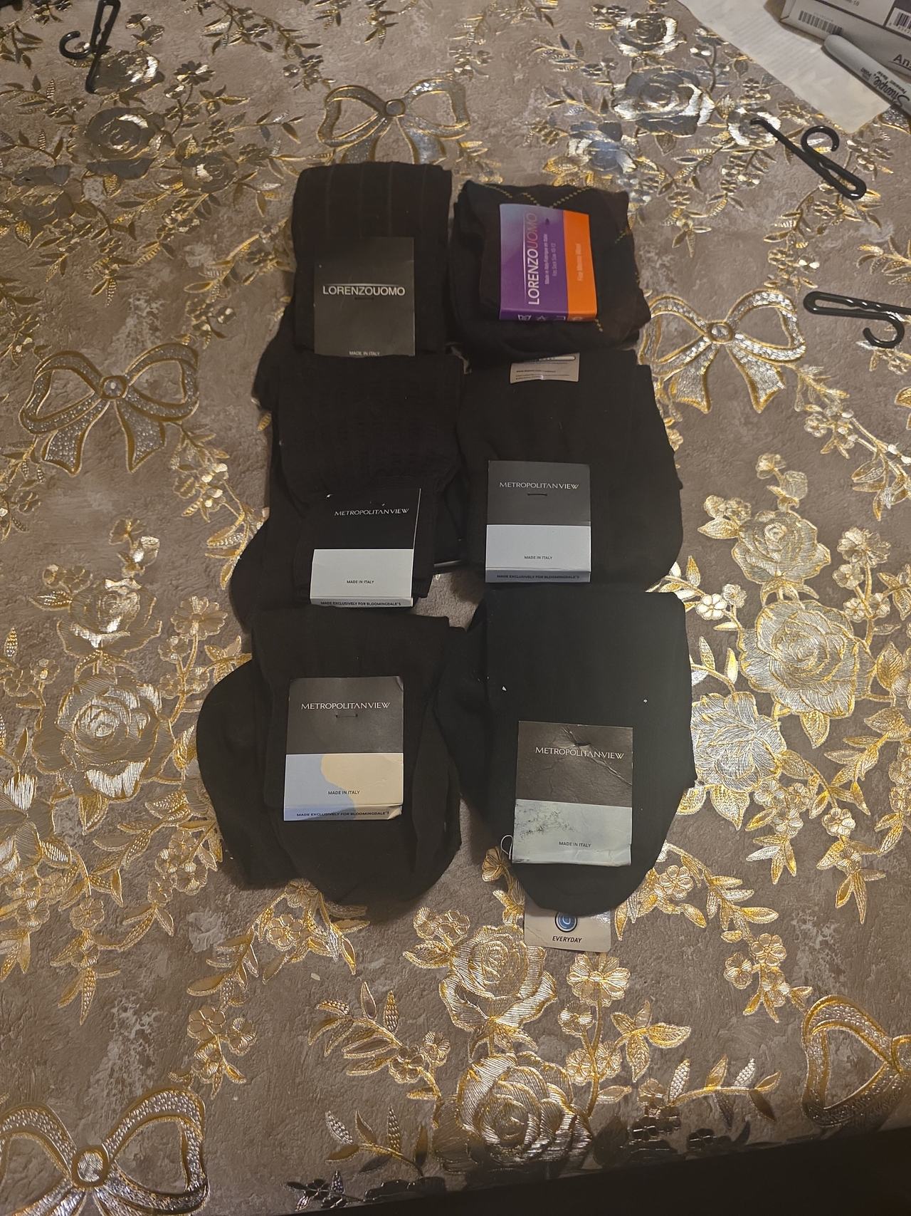 Metropolitan View and Lorenzo Uomo Dress Socks Bundle