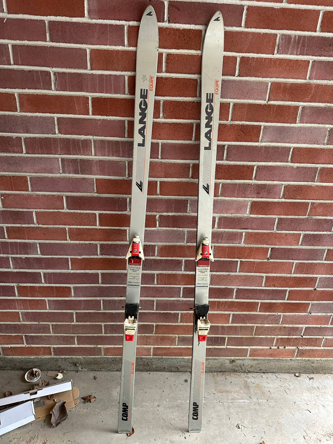 Lange Equipe Comp Slalom Skis