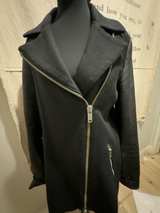 Gap cotton Moto Lamb Leather Collar Coat - Image 1