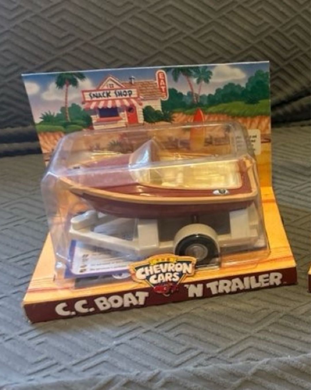 Chevron Cars C.C. Boat 'N Trailer Vintage Toy