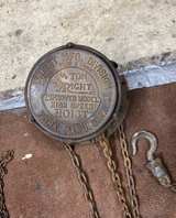 Vintage (U.S. Air Force) Wright 1/2 Ton High Speed Hoist Improved Model - Image 1