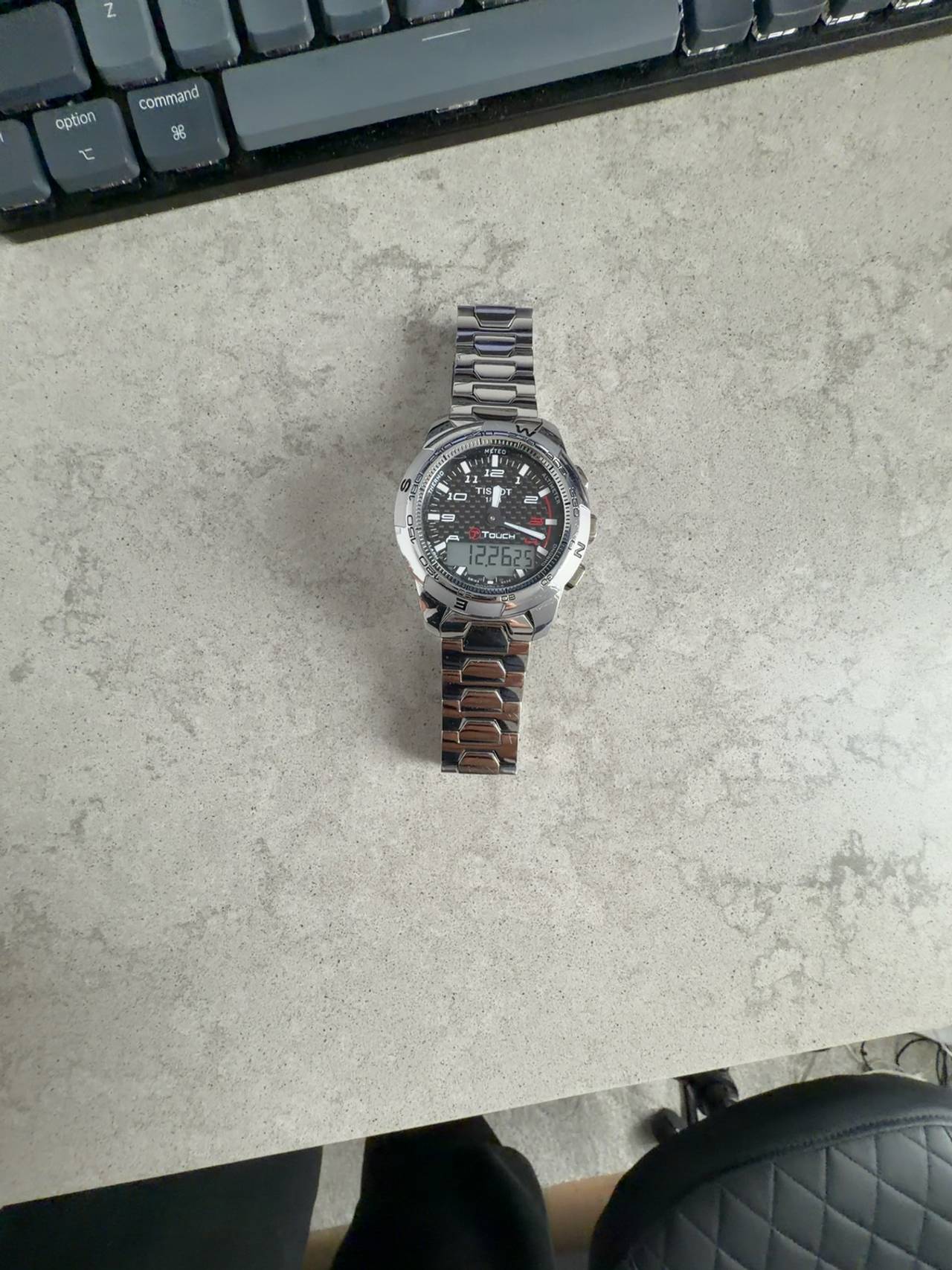 Tissot T-Touch II Titanium 44mm Black Dial
