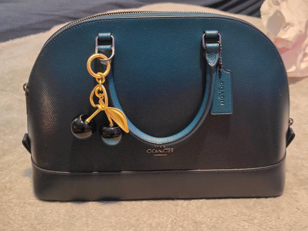 Coach Sierra Satchel in Ombre Crossgrain Leather