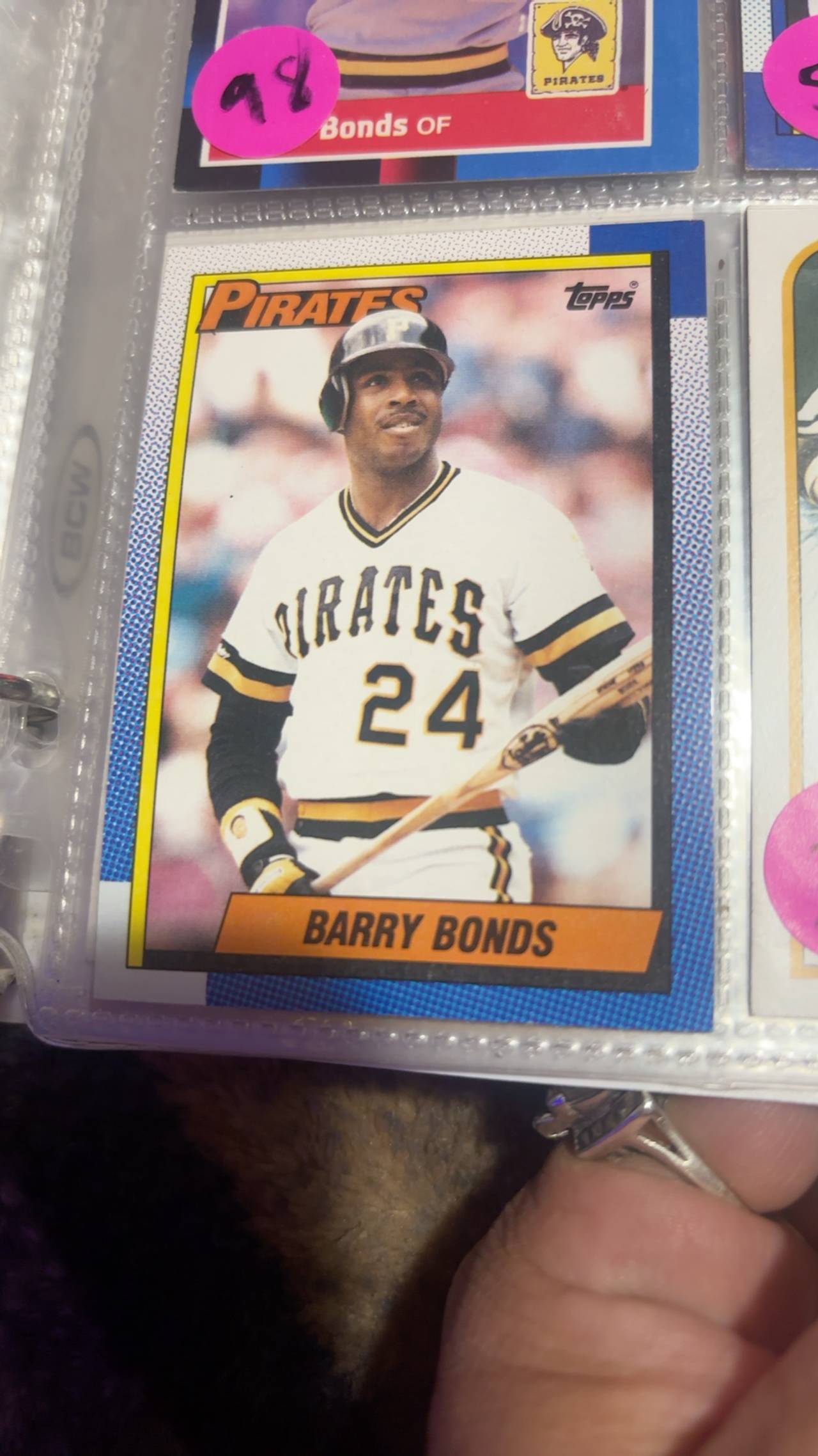 Topps 1990 Barry Bonds #220 Baseball Card