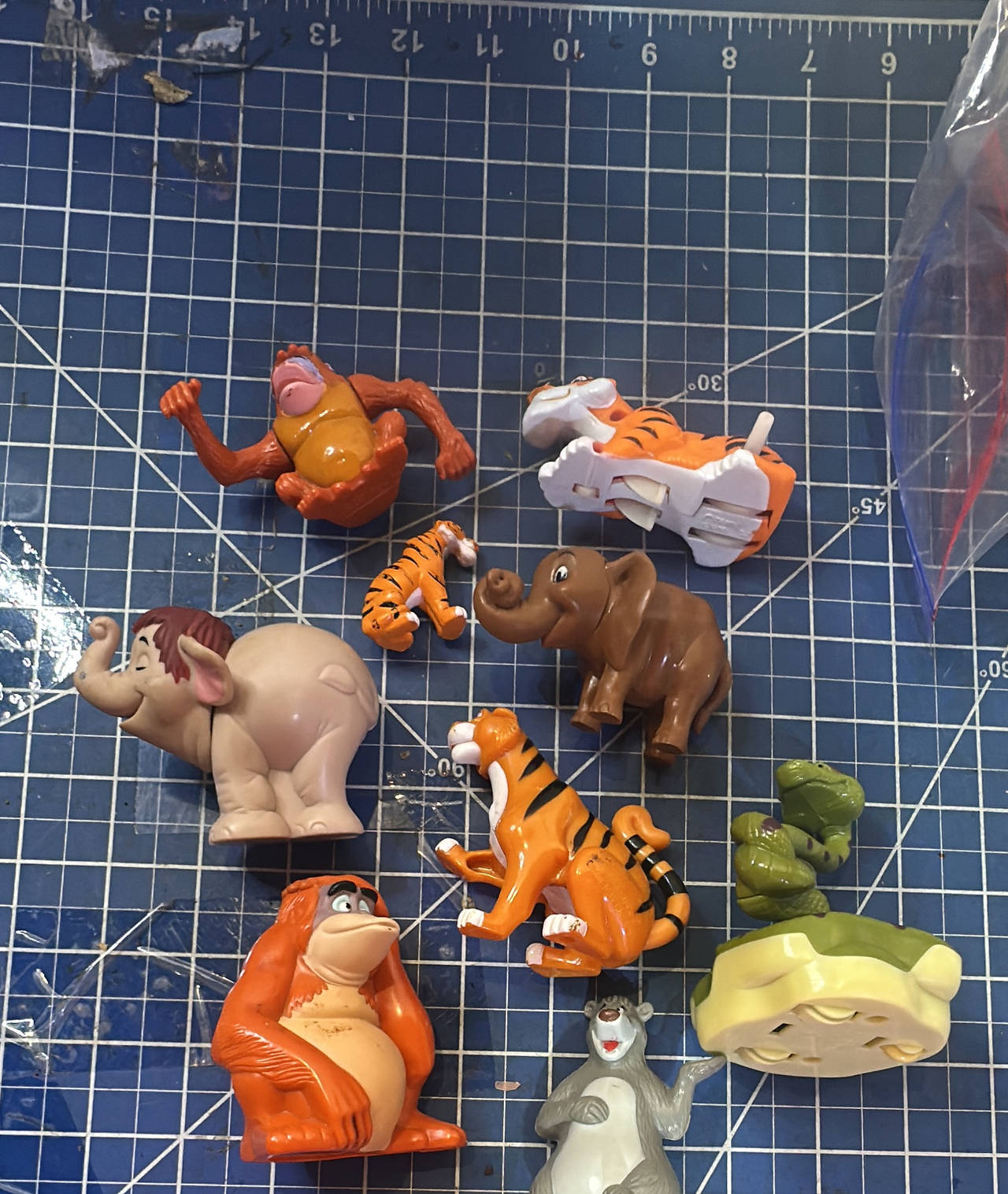 Disney's The Jungle Book action figure lot.  151
