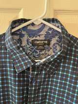 Claiborne Men's Stretch Checkered Button Down Shirt 2XL - Image 3