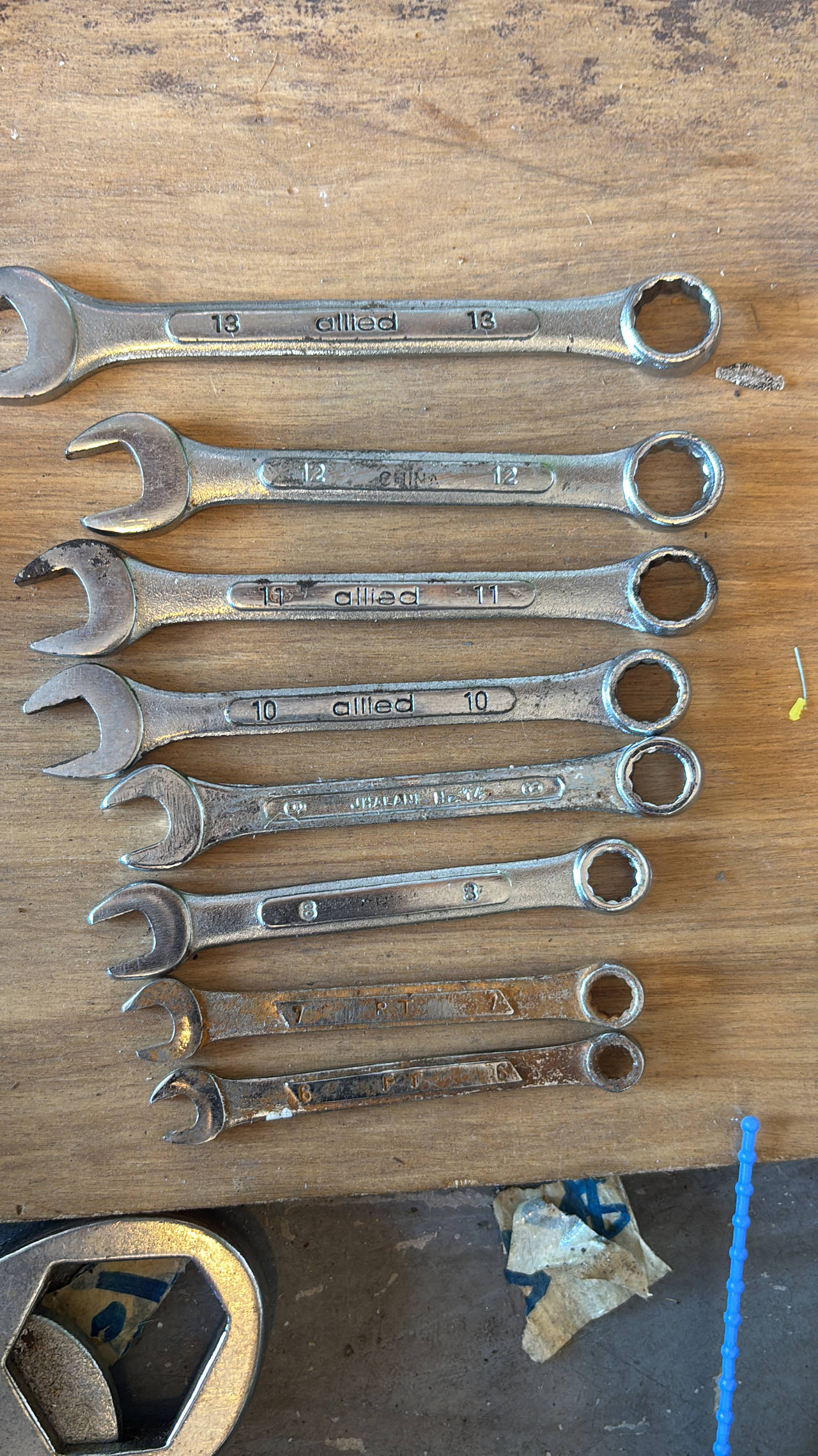 Allied Metric Combination Wrench Set