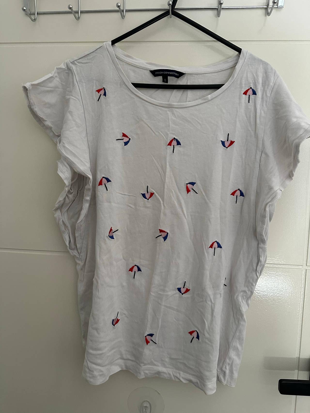 FCUK Women's Umbrella Print T-Shirt