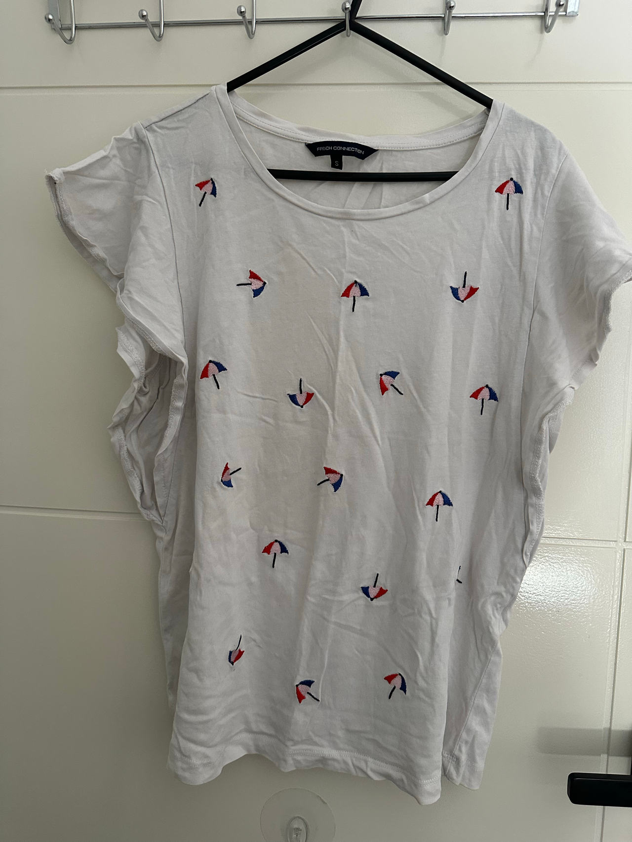 FCUK Women's Umbrella Print T-Shirt