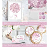Little Snowflake Baby Shower Decorations Party Supplies, Pink Baby Shower Decor - Image 6