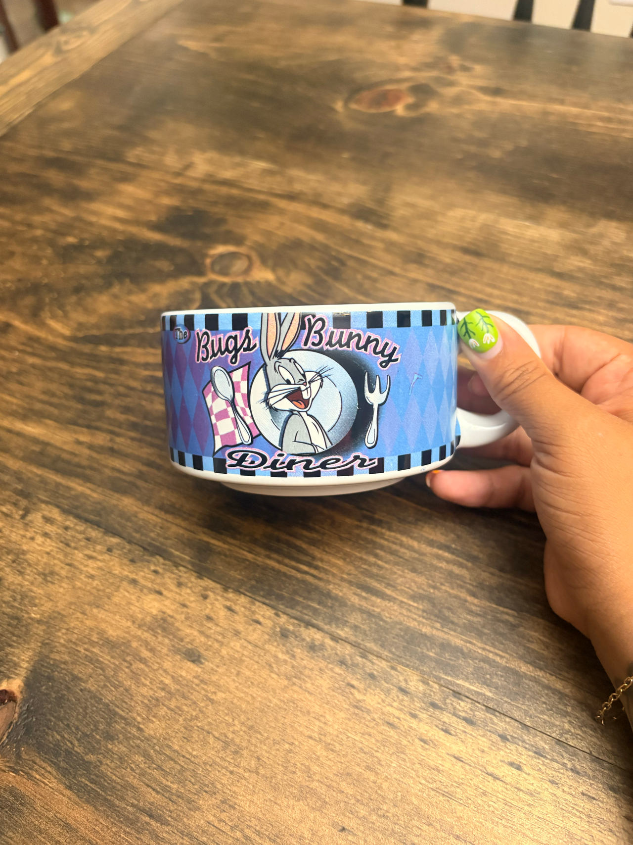 Warner Bros. Bugs Bunny Diner Ceramic Soup Mug