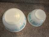 Pyrex Butterprint Turquoise Mixing Bowls - Image 2