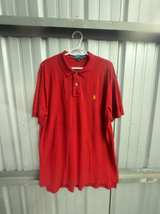 Ralph Lauren Classic Fit Red Mesh Polo Shirt XL - Image 1